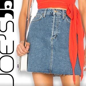 Joe's Jeans The Bella Denim Mini Skirt in Alaia
